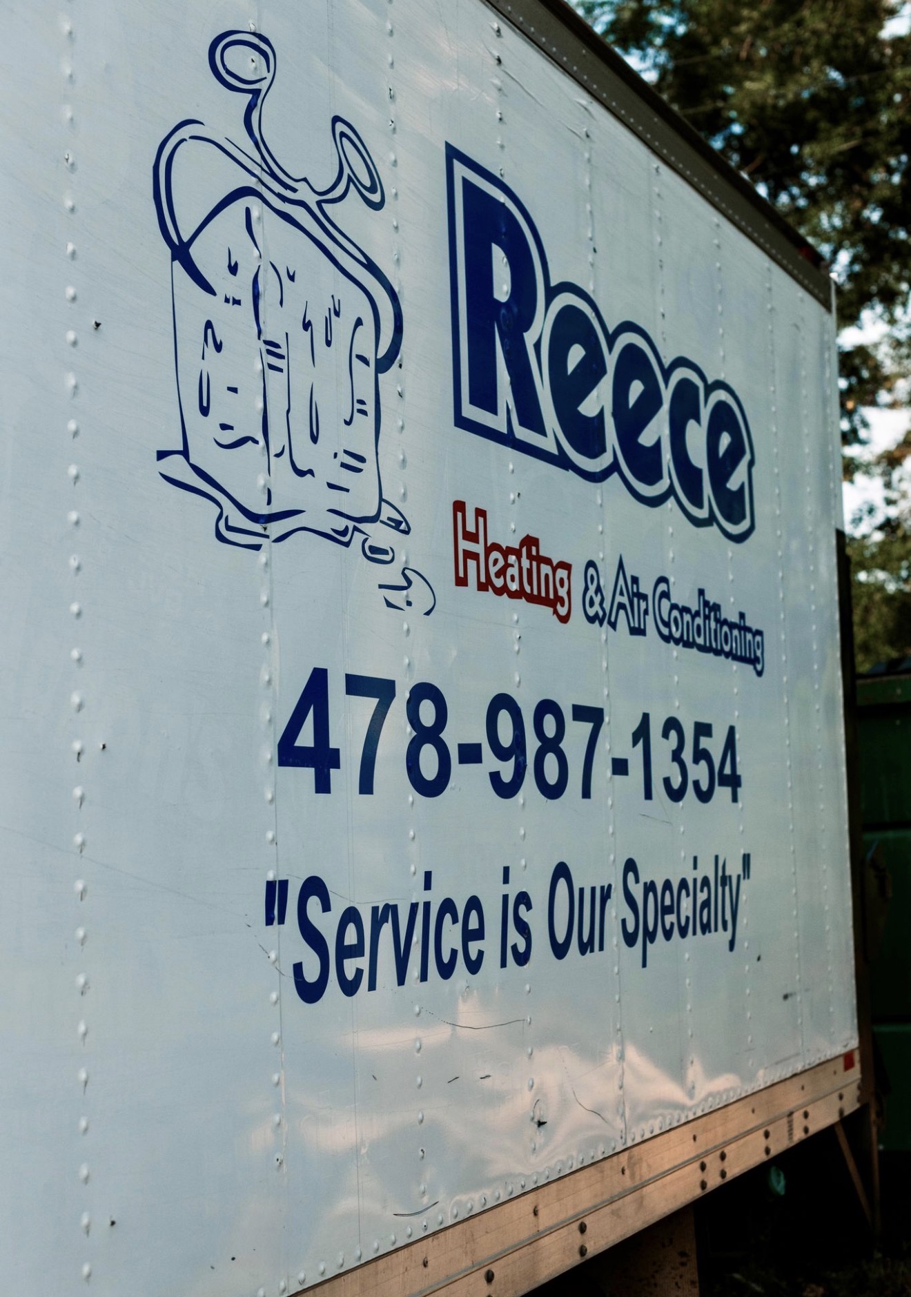 Reece Heating and Air sign